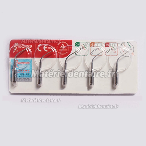 WOODPECKER® 5PCS P3D inserts diamentés de parodontie EMS compatible