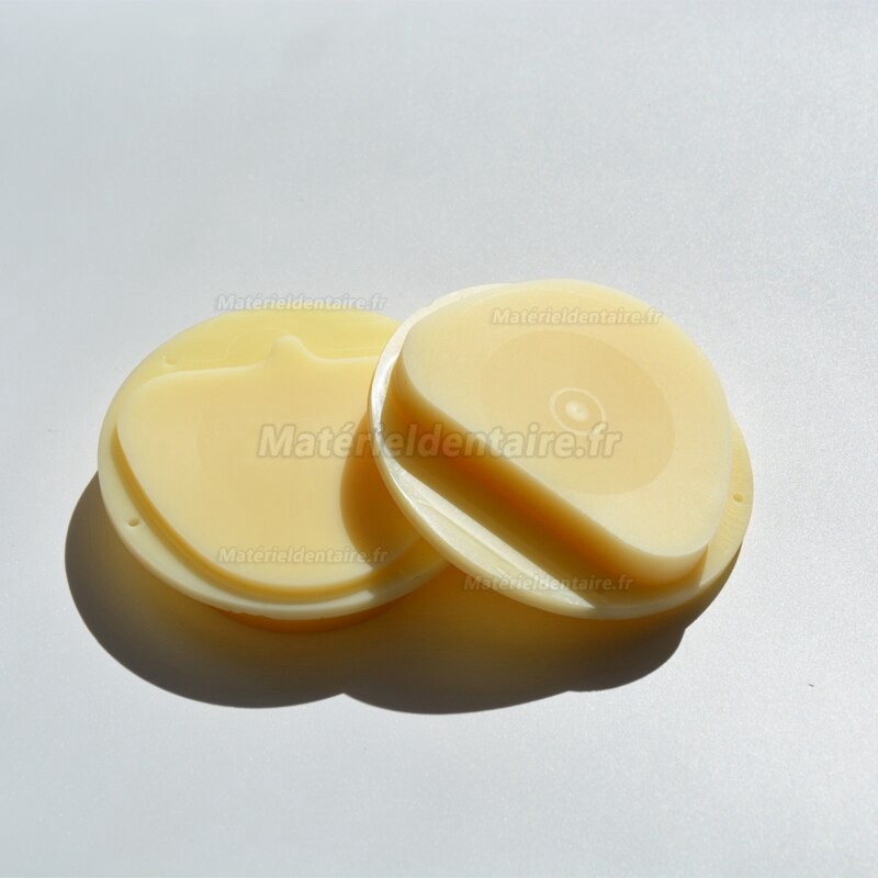 5 pièces 89*71*20mm disques PMMA dentaires adaptés au système Amann Girrbach