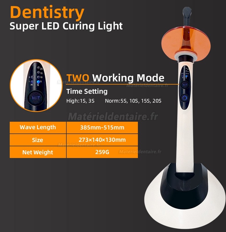 Lampe à polymériser LED dentaire haute intensité Pluspower® FUTURE X PRO