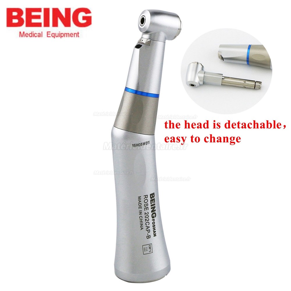 Being® Rose 202-CA(PB) Contre-angle Spray Interne avec éclairage KAVO compatible