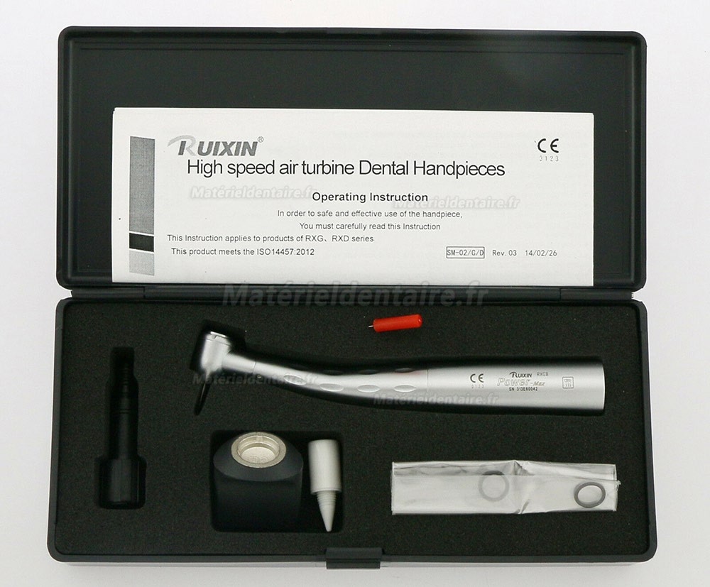 RUIXIN Dental Fibre optique Turbine Dentaire Compatible KaVo Multiflex (sans coupleur rapide)