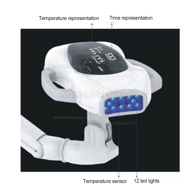 Accélérateur de blanchiment dentaire portable LED lumière à température constante