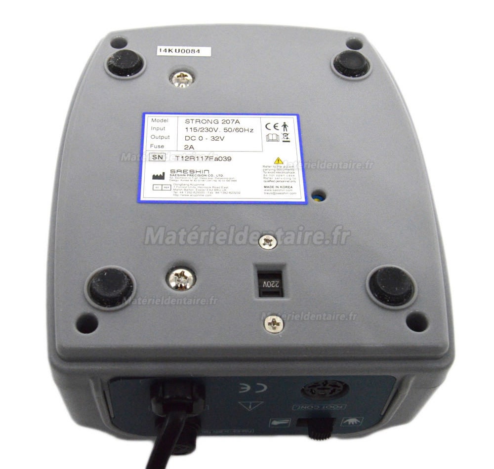 Saeshin STRONG 207A + 107 Micro Motor de haute puissance avec pièce à main