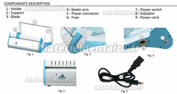 Cristófoli® Thermosoudeuse médicale Sella II avec Alarme sonore