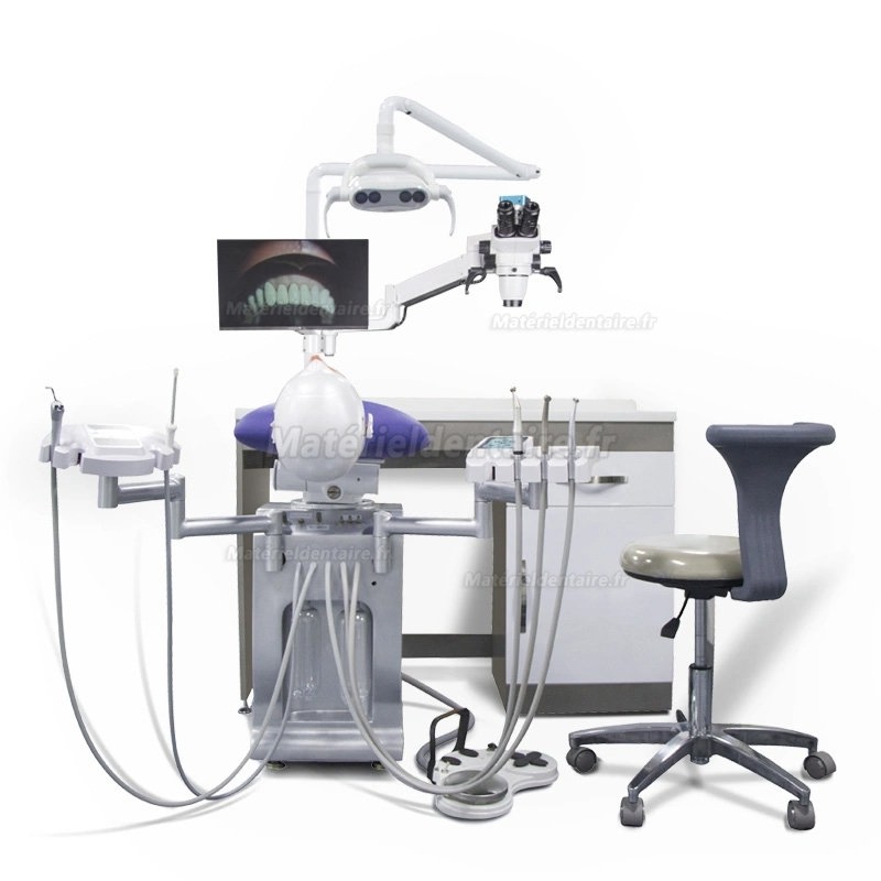 Système de pratique orale électrique détachable de simulateur dentaire