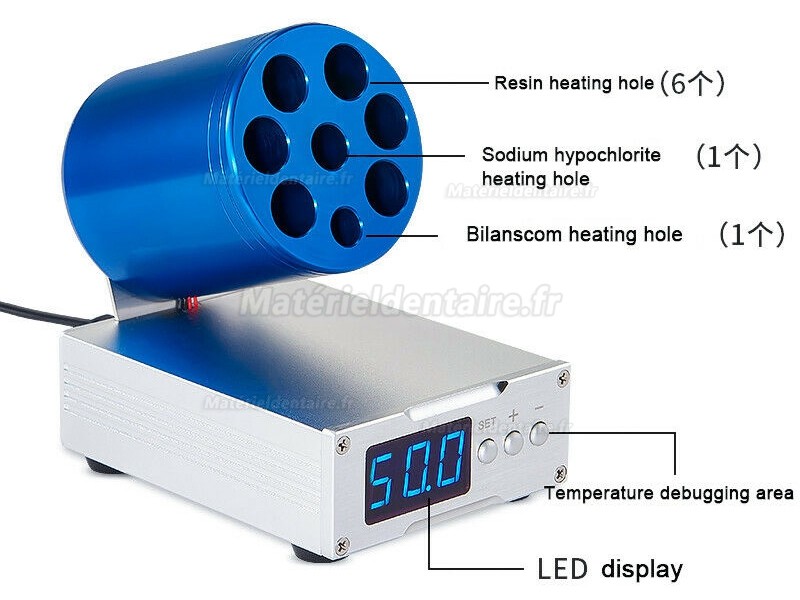 Réchauffeur résine composite dentaire 30-70℃ avec écran numérique