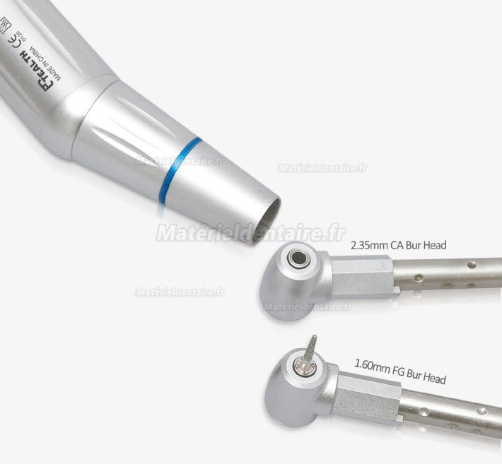 TEALTH 1:1 Contre angle bague bleu Pièce à main Spray d'eau interne bouton poussoir 1020CH TEALTH 1:1 Contre angle bague bleu Pièce à main Spray d'eau interne bouton poussoir 1020CH