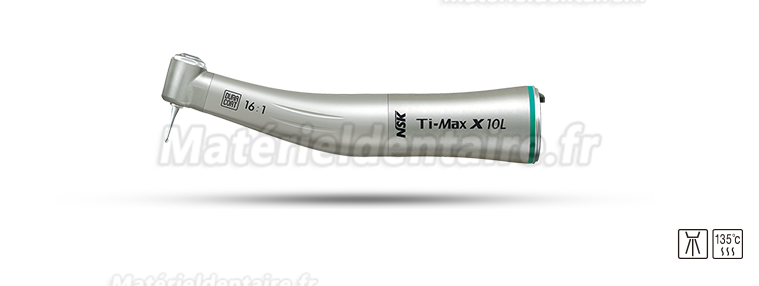 NSK Ti-Max-X10L contre angle bague verte 16:1 à Led bouton poussoir(tête standard)