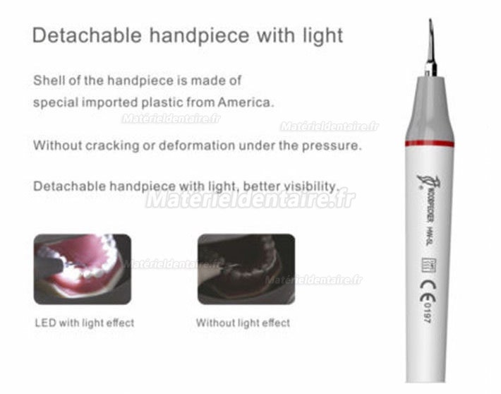 Woodpecker® UDS-K LED Détartreur ultrasonique avec LED