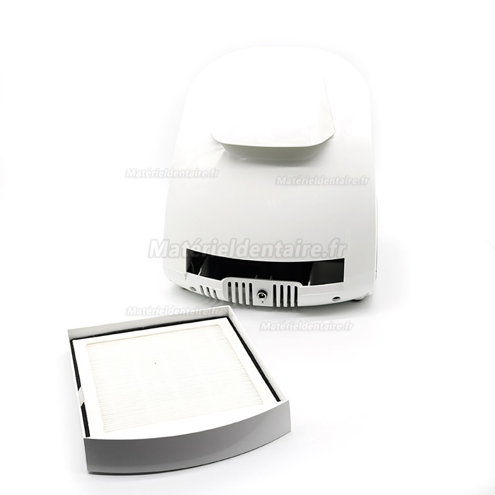 Aspirateur de poussière dentaire portable sans fil 2600mAH 60W avec lumières LED
