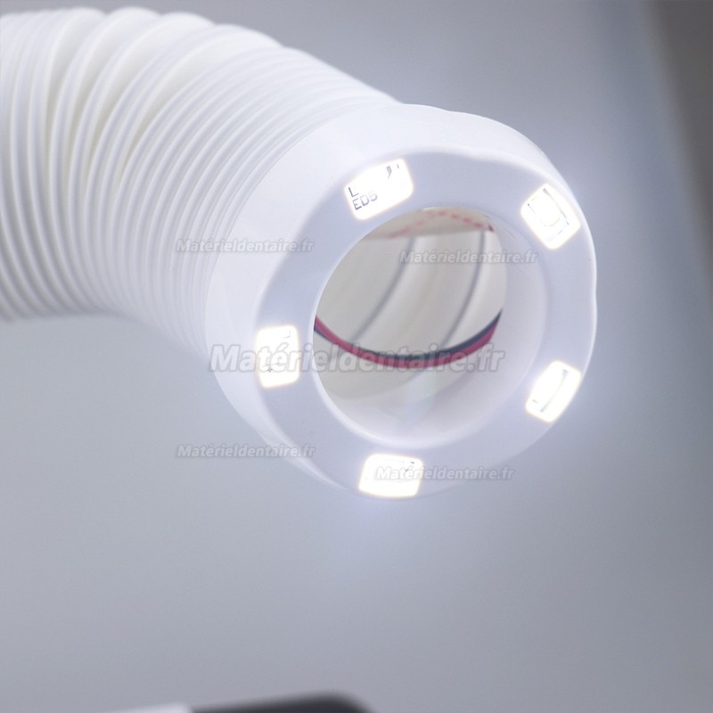 Aspirateur portatif de poussière pour laboratoires dentaires avec 3 lumières de LED