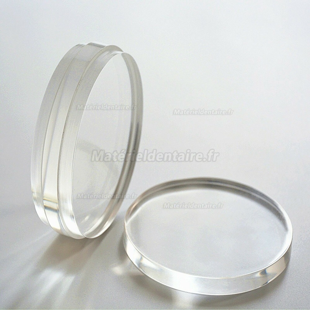 5 Pièces 98*25mm disque transparent PMMA dentaire (pour Wieland CAO/FAO système fraiseuse)