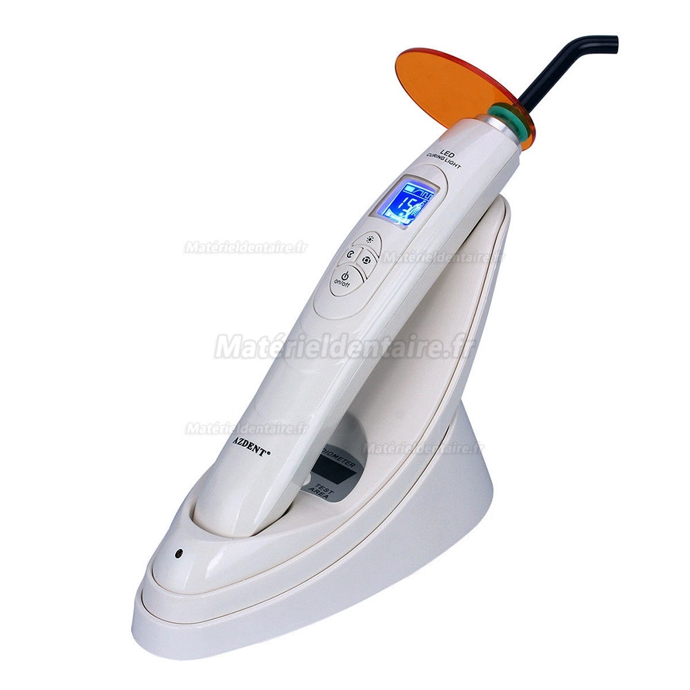LED dentaire lamp à polymériser sans fil avec photomètre 2000mw/cm2 LED dentaire lamp à polymériser sans fil avec photomètre 2000mw/cm2