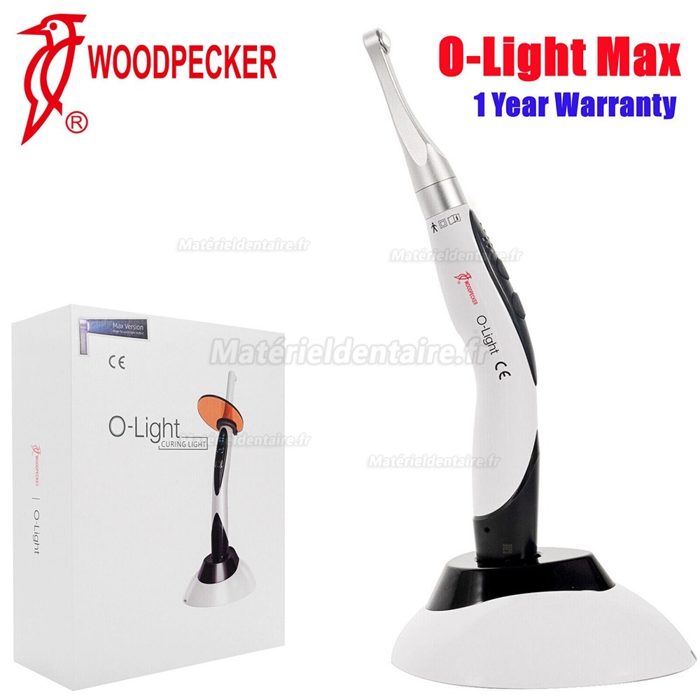 Woodpecker® O-Light MAX Lampe à polymérisation dentaire LED (tête métallique 2500 mW/cm2)