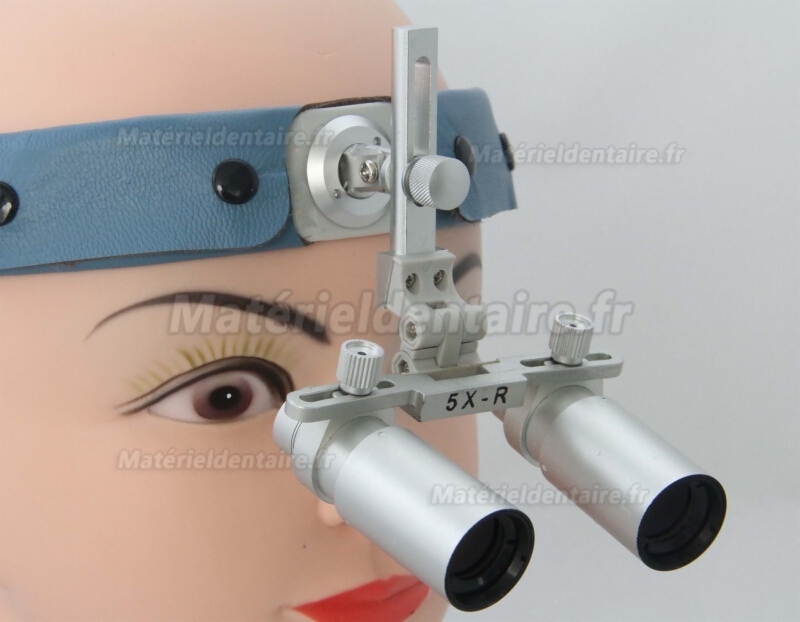 Ymarda® DH5X Loupe binoculaire frontale modèle à bandeau 5x