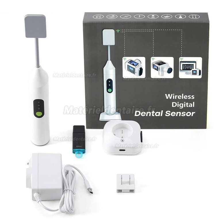 Machine radio dentaire (écran intégré) + capteur rvg dentaire sans fil iRay Pluto 0002XW